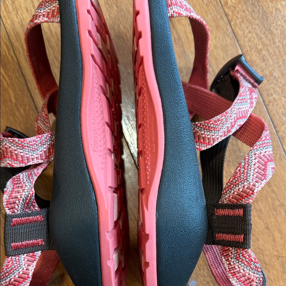 Chaco Sandals with Red and Black Straps - Picture 5 of 7